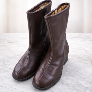 Brown Leather Women's Boots